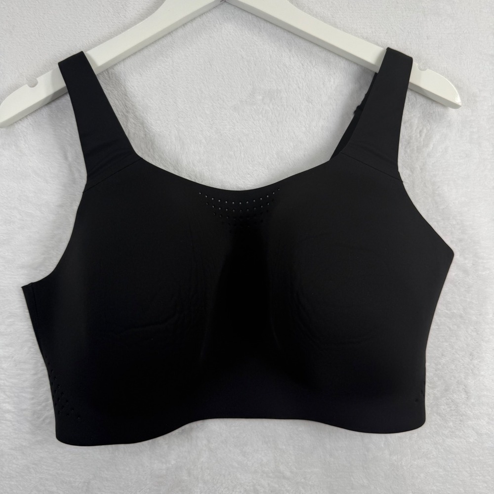 Victoria's‎ Secret Black Knockout Maximum Support Sport Bra 38DDD 328638-QB4